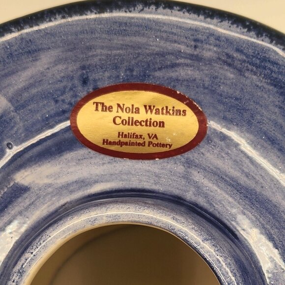 Santa Candle Topper Shade Nola Watkins Collection Hand painted Ceramic Christmas - Picture 4 of 8